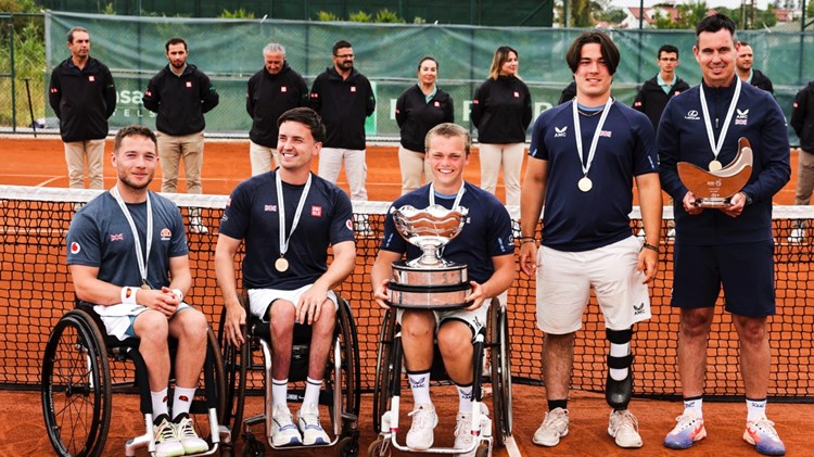 BNP Paribas World Team Cup 2024: Great Britain men's team lift fourth title after victory over Spain