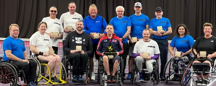 Invictus Games Wheelchair Tennis competition at Loughborough University