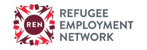 Refugee employment network logo