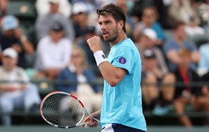 Cam Norrie celebrates reaching the quarter-finals at Indian Wells 2023
