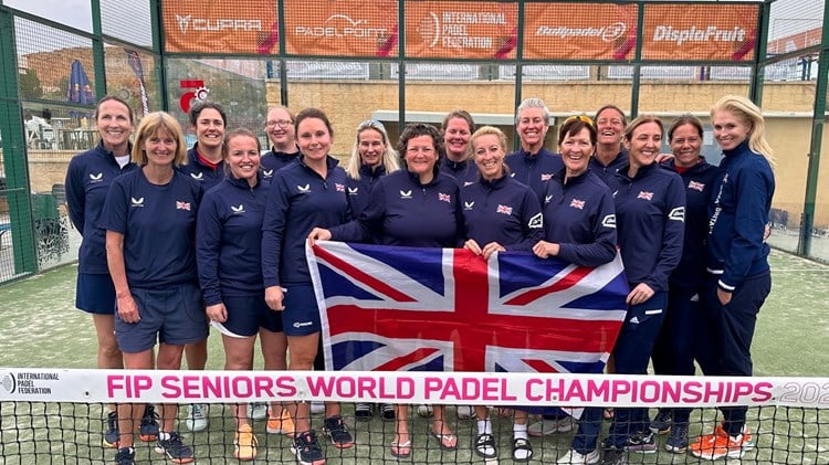 Jo Ward & Dawn Foxhall’s bronze medal match headlines British performances at the 2024 FIP Seniors World Padel Championships