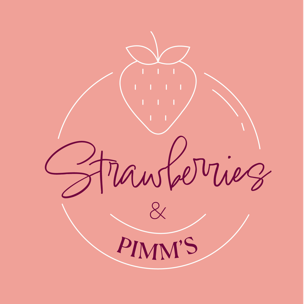 Strawberries & Pimm's logo