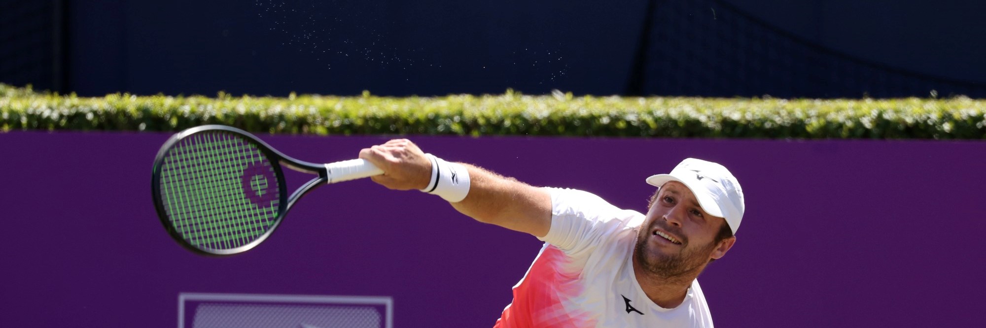 Luke Bambridge of Great Britain in action
