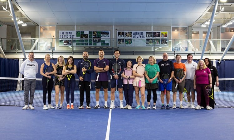 Advantage competition winners treated to coaching experience with Lloyd Glasspool & Julian Cash courtesy of Howden