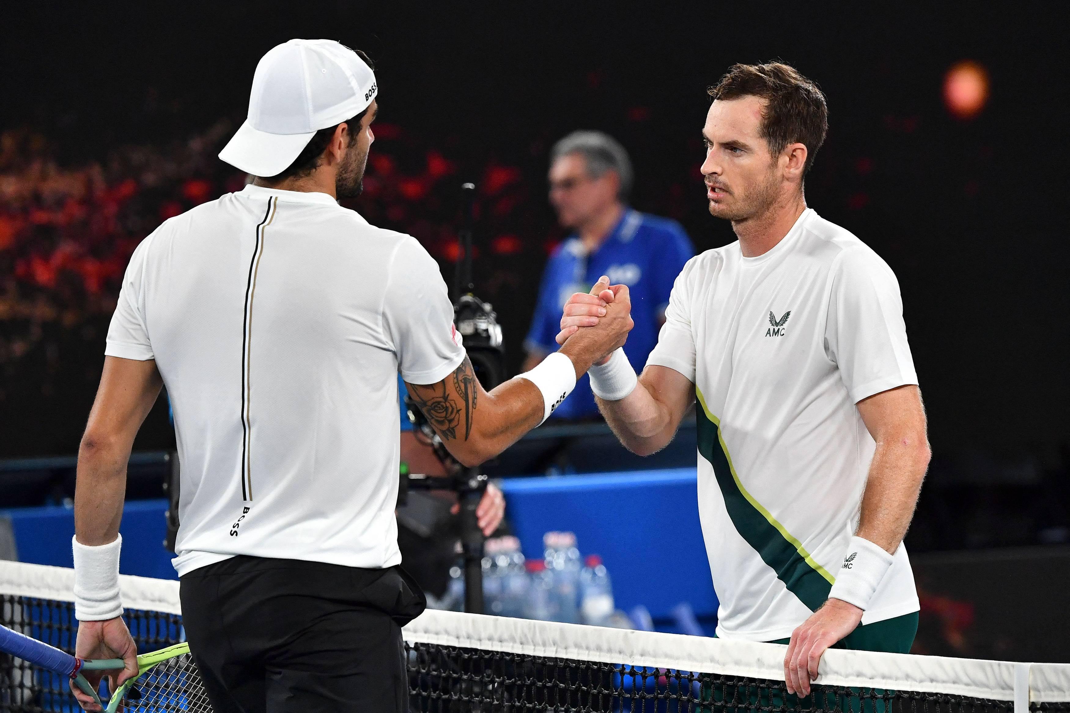 Andy Murray knocks out former semi-finalist Matteo Berrettini in five-set epic LTA