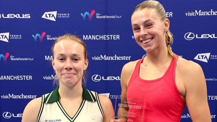 Doubles delight for Dudeney in battle of the Brits at Lexus British Pro Series Manchester