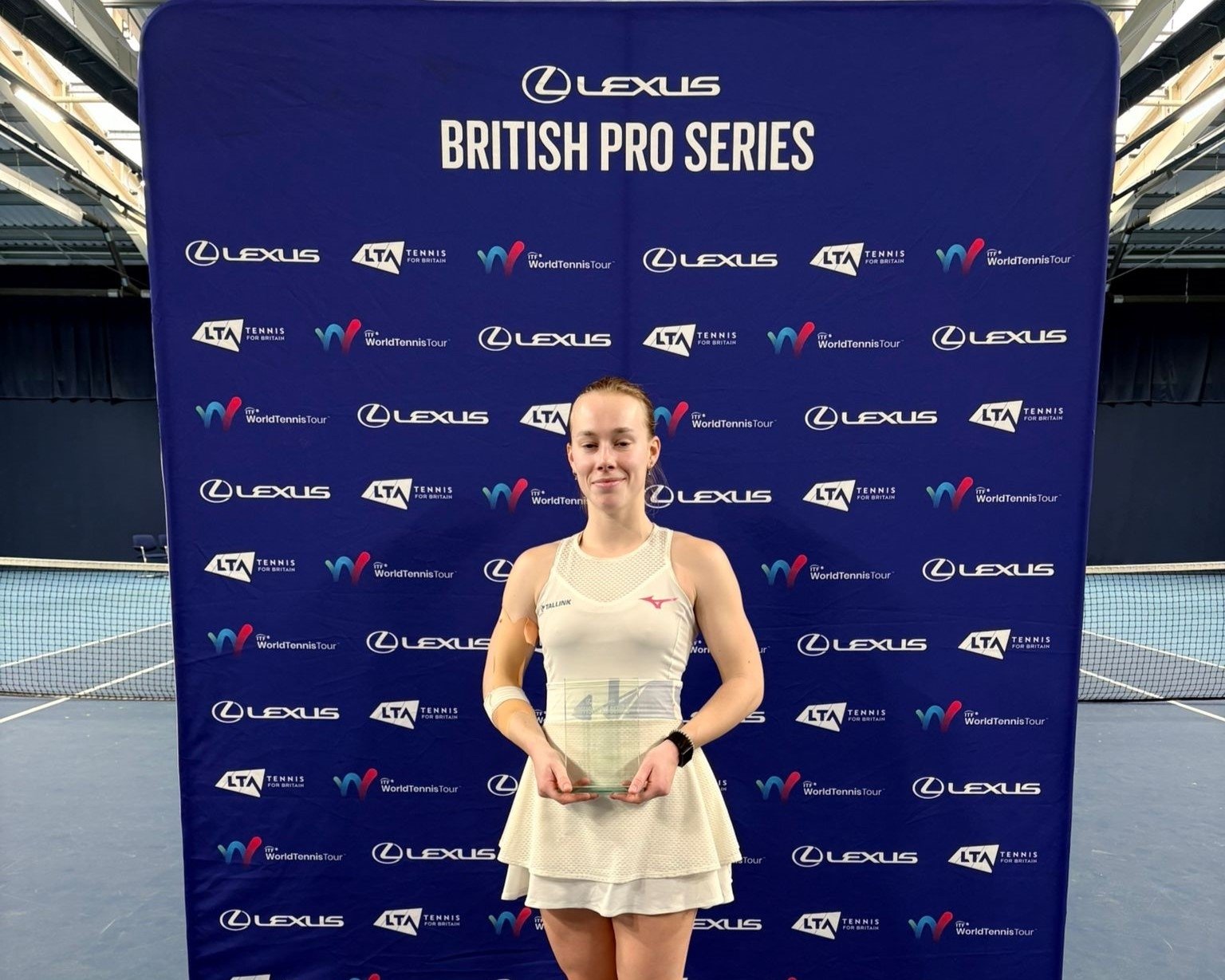 Lexus British Pro Series Birmingham Winners Crowned As Malygina Claims 2026 Elena Malygina Bham Pro Series Singles Winner 