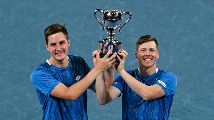 Henry Patten and Harri Heliovaara lift the 2025 Australian Open men's doubles title