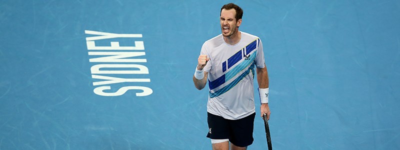 Andy Murray at the 2022 Australian Open