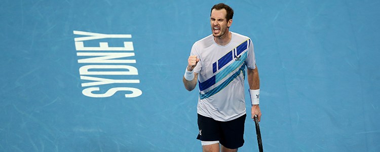 Andy Murray at the 2022 Australian Open