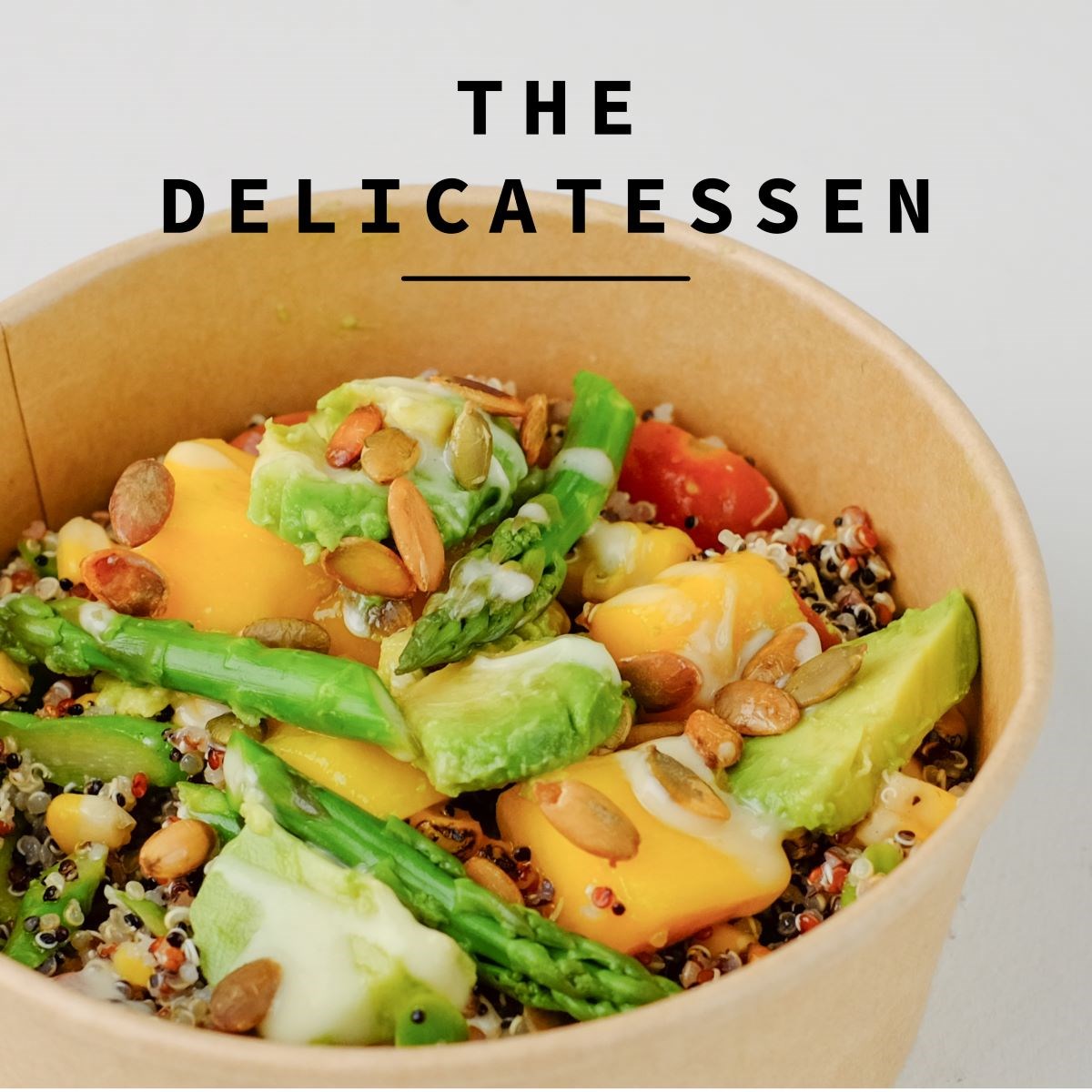 A bright salad box from The Delicatessen