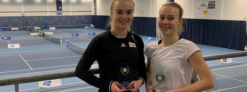 Hennemann and Malygina ladies M25 doubles winners in 2022