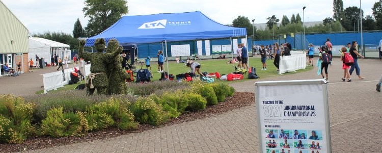 Top 32 players from across Great Britain compete in the Junior National Tennis Championships