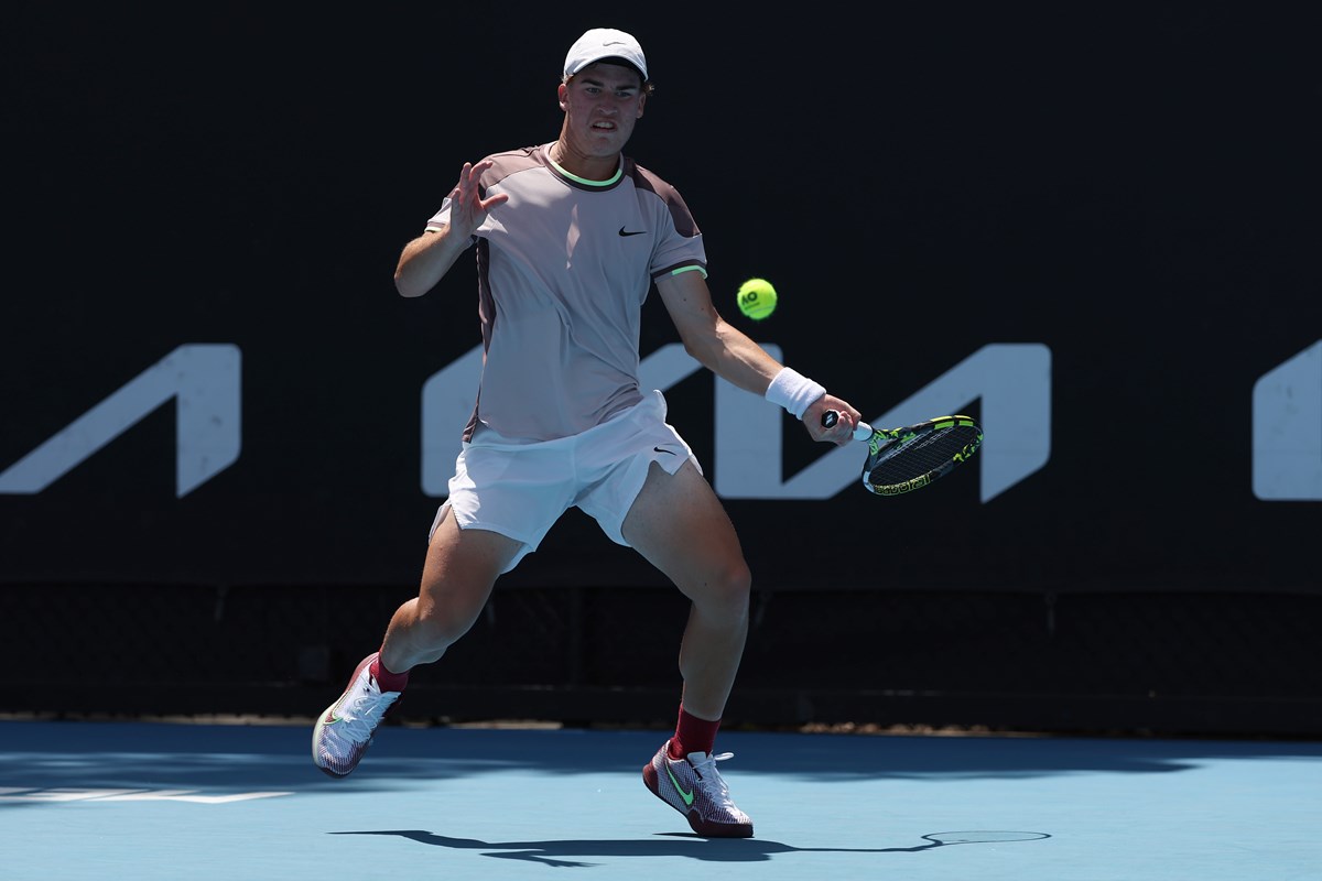 Viktor Frydrych at the Australian Open