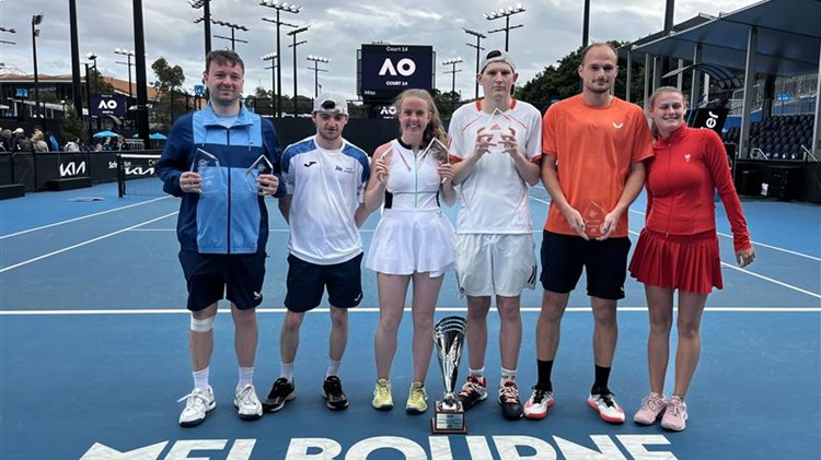 British success at Australian Open inaugural Blind & Low Vision event & fourth Intellectual Disability Tennis Slam
