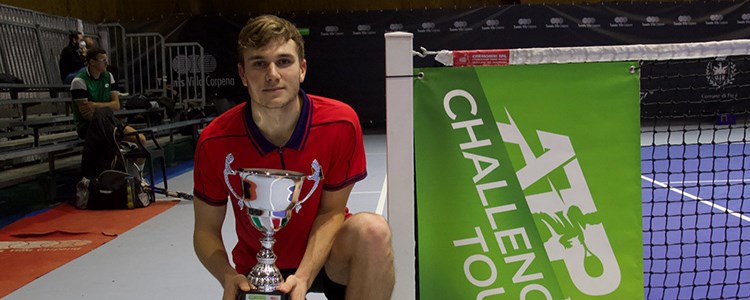 Jack Draper won his first ATP Challenger title in Italy