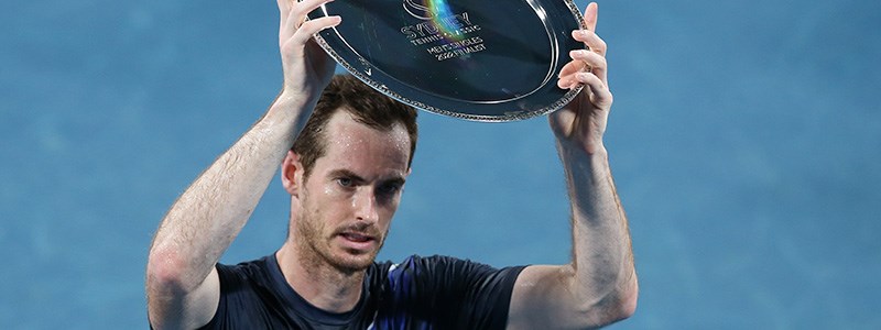 Andy Murray runner-up at the Sydney Tennis Classic