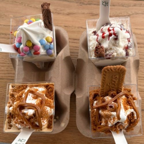 Luxury ice cream sundaes at the Lexus Birmingham Open