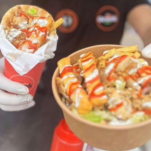 Greek gyros at the Lexus Birmingham Open