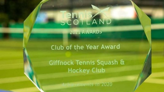 Club of the Year Award - Giffnock Tennis Squash & Hockey Club