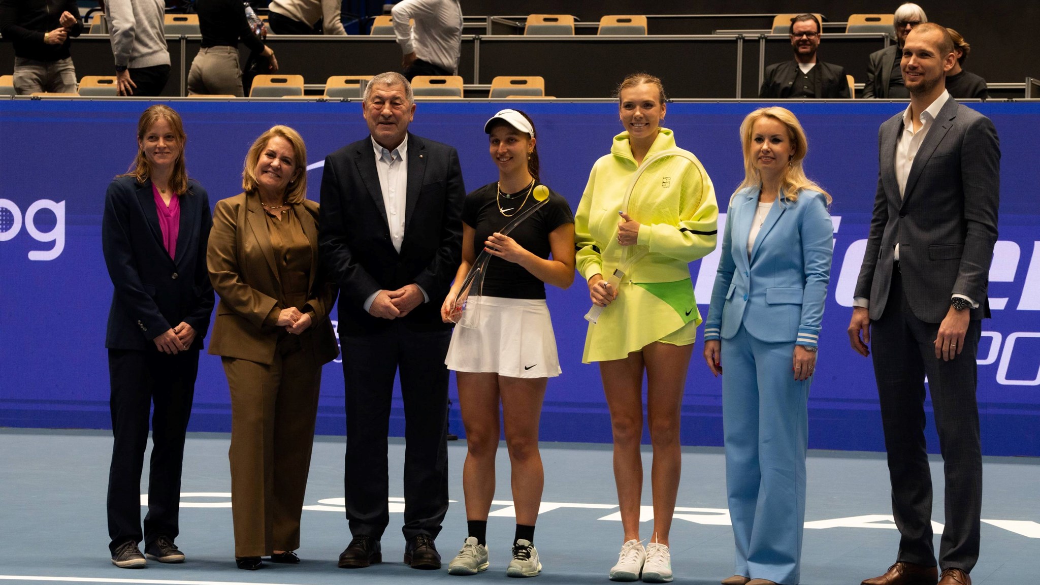 Katie Boulter wins Ostrava Open title as Emma Raducanu finishes runner-up in Romania