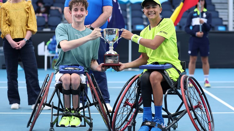 Australian Open 2026: Lucas de Gouveia & Lucy Foyster win junior doubles titles as Andy Lapthorne finishes runner-up