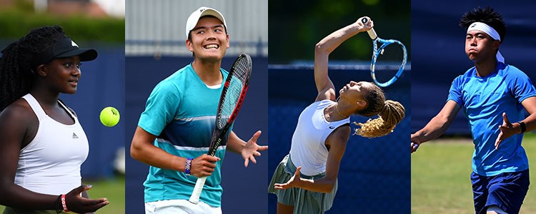 Group of British players at the 2021 Wimbledon Juniors