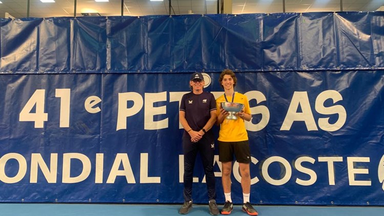 Mark Ceban becomes second Brit to lift prestigious Les Petit As singles title