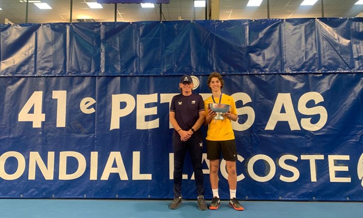 Mark Ceban becomes second Brit to lift prestigious Les Petit As singles title