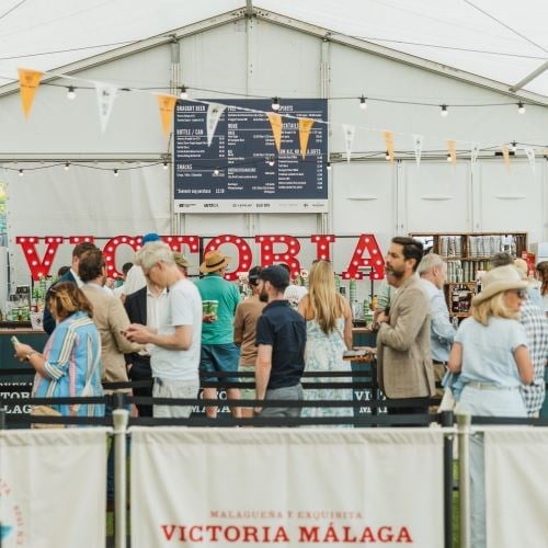 The public bar at the Lexus Ilkley Open