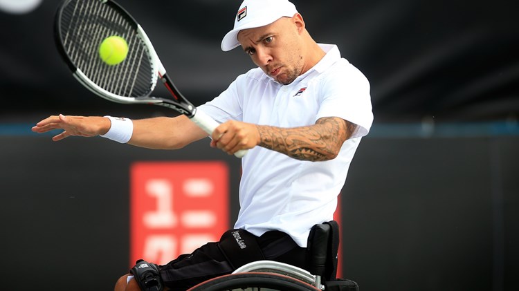 Andy Lapthorne mid forehand