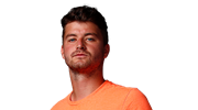 A headshot of British tennis player Jonny O'Mara.