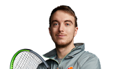 A headshot of British wheelchair tennis player Dermot Bailey.