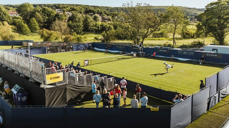Small court at Lexus Ilkley Open