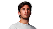 A headshot of British tennis player Cameron Norrie. 