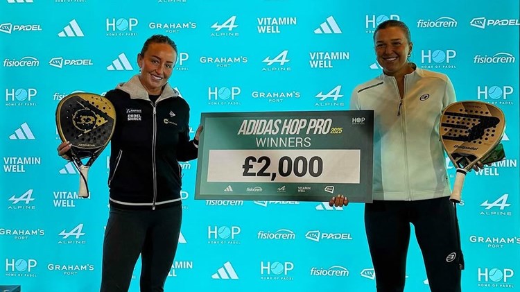 Aimee Gibson & Catherine Rose continue winning streak at the first  LTA Padel British Tour event of 2025 in Leeds