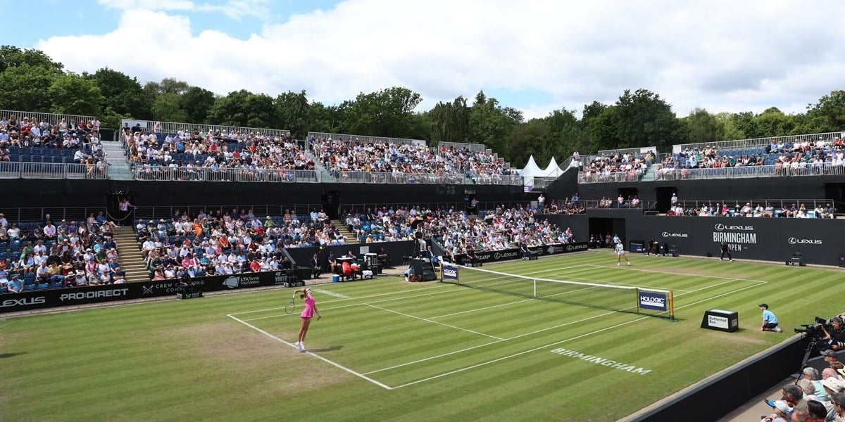 Centre court at the Lexus Birmingham Open