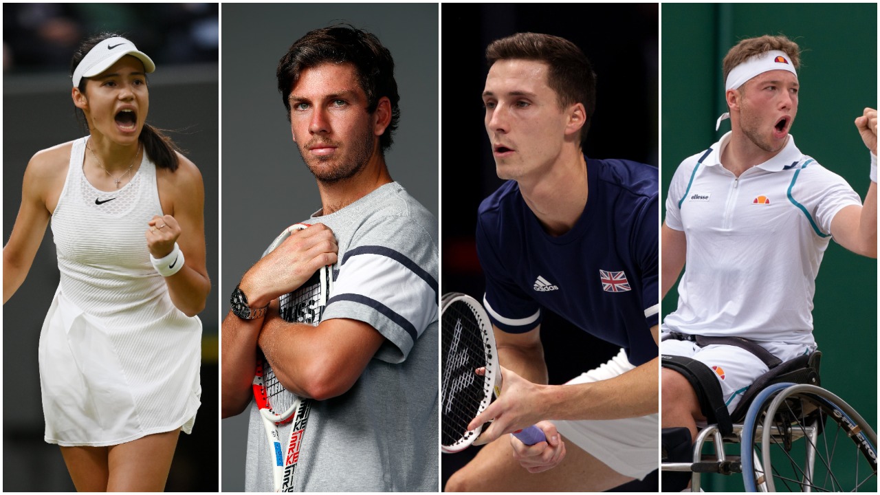 Shortlist for the LTA Player of the Year Award - Emma Raducanu, Cam Norrie, Joe Salisbury and Alfie Hewett