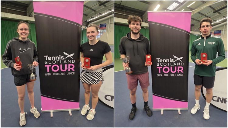 Barlow & McIntosh claim titles at North East of Scotland Championship, as Duncan reaches ATP final