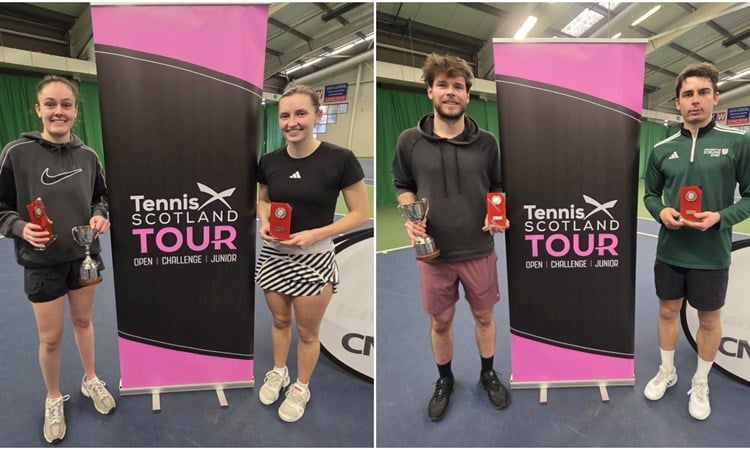 Barlow & McIntosh claim titles at North East of Scotland Championship, as Duncan reaches ATP final