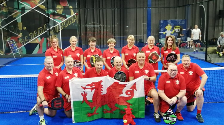 Wales Seniors Padel Team