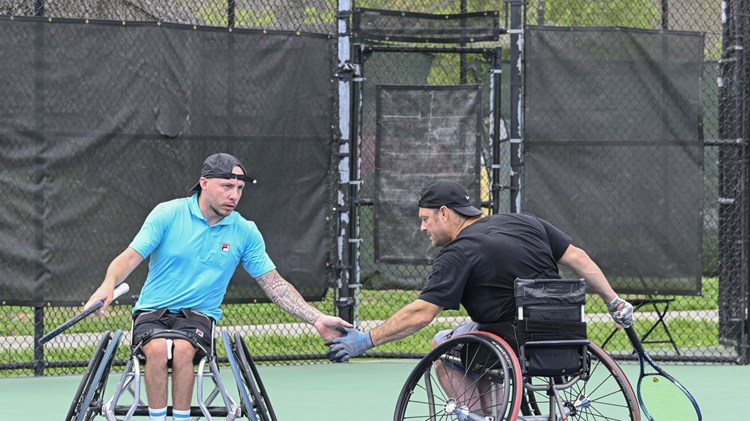 Andy Lapthorne and David Wagner at the Cajun Classic 2024