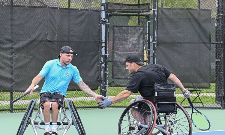 Andy Lapthorne and David Wagner at the Cajun Classic 2024