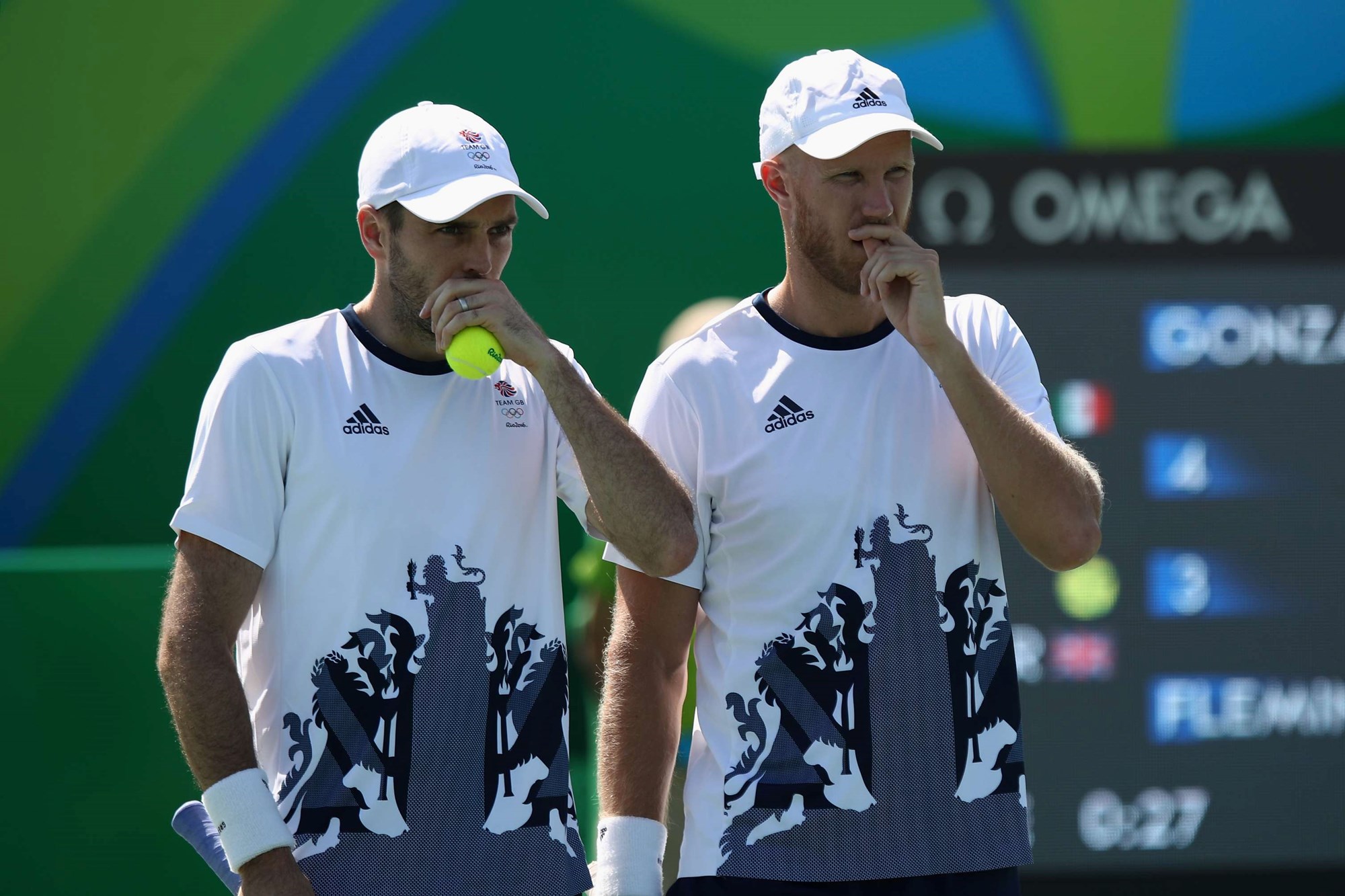 Dom Inglot and Colin Fleming representing Great Britain at the 2016 Rio Olympics