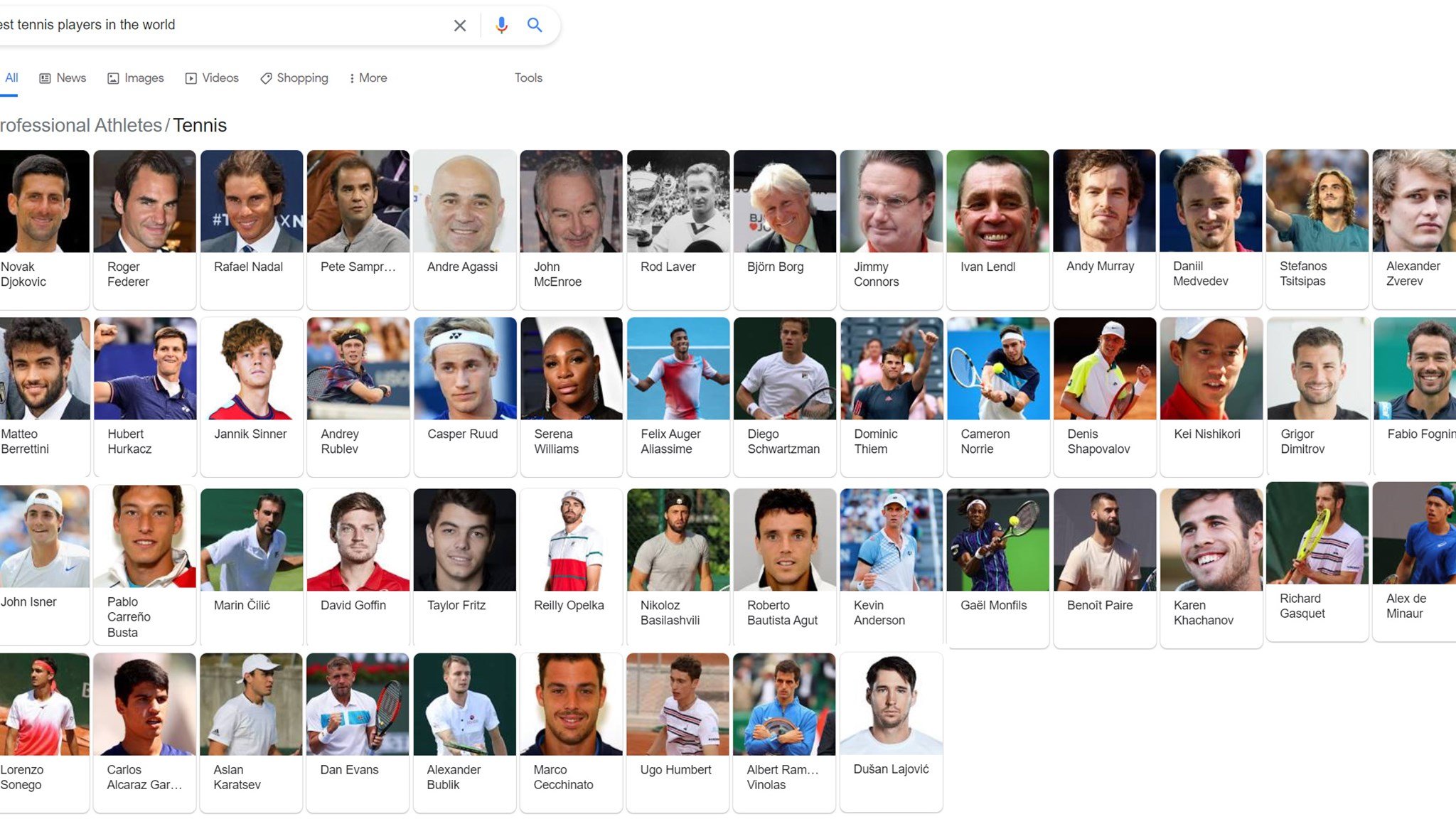 LTA leads call for removal of search bias as part of drive for increased visibility of women’s sport