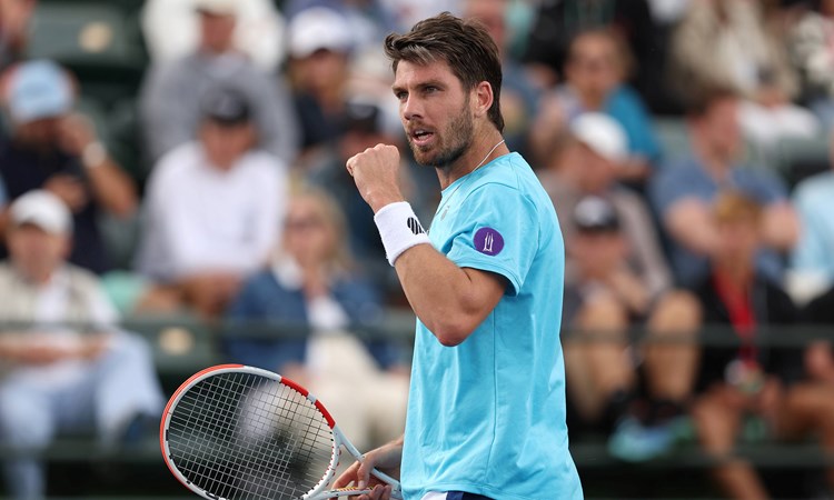 Cam Norrie celebrates reaching the quarter-finals at Indian Wells 2023