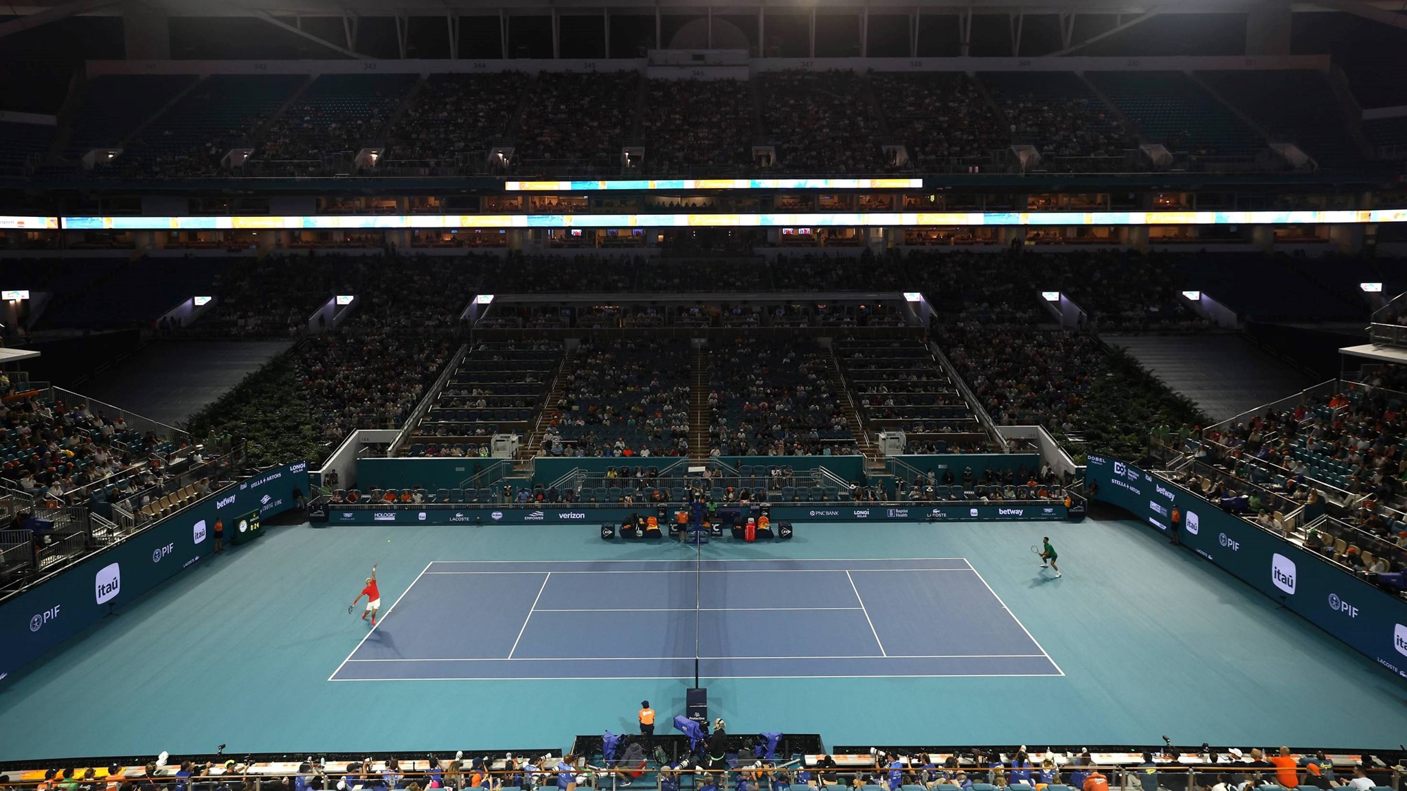 The Hard Rock Stadium at the Miami Open