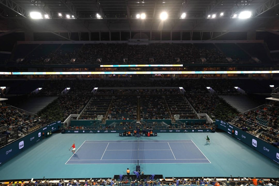The Hard Rock Stadium at the Miami Open