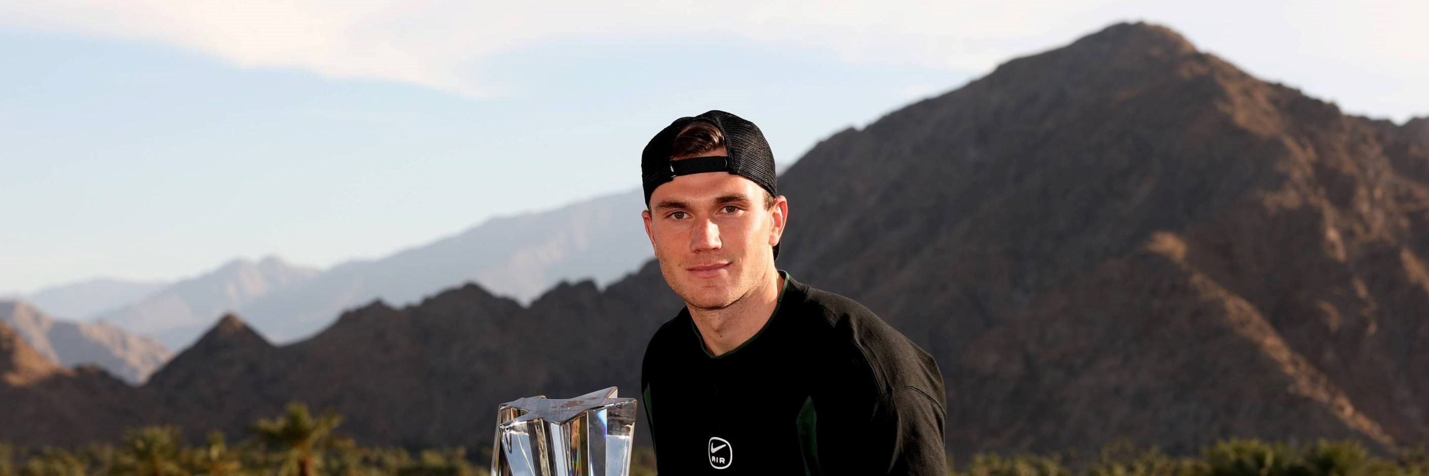 Jack Draper holding his first ATP Masters 1000 title at Indian Wells 2025