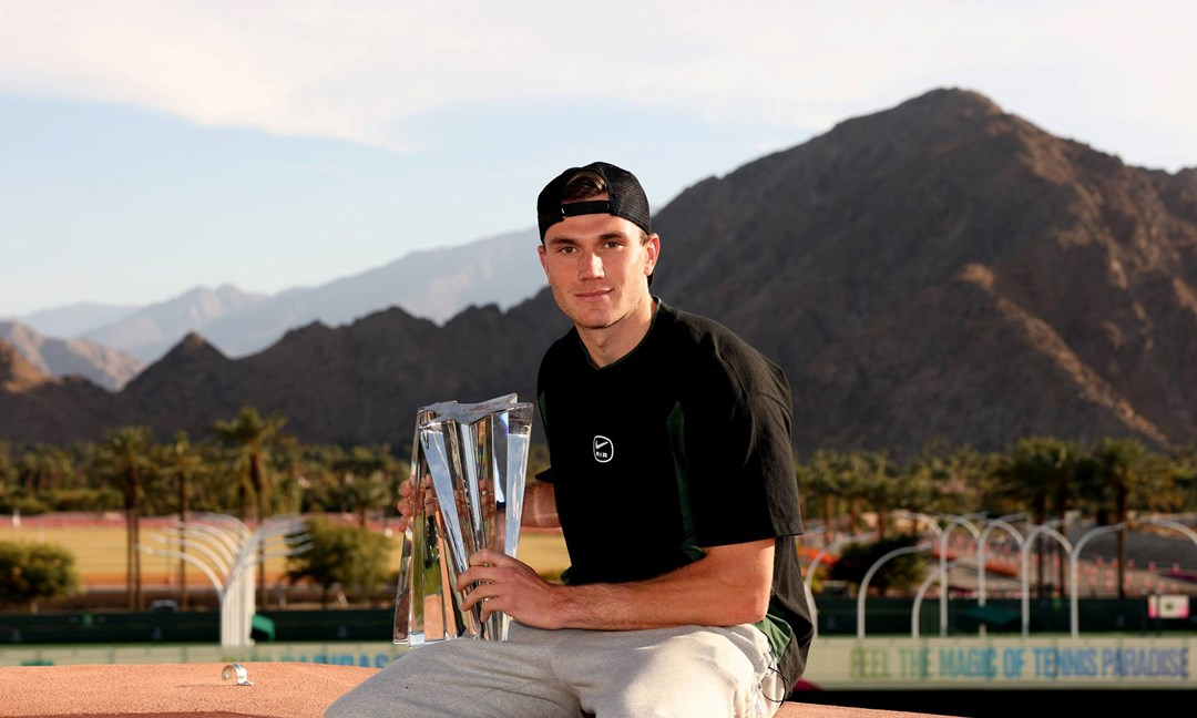 Jack Draper holding his first ATP Masters 1000 title at Indian Wells 2025